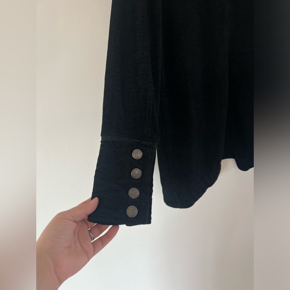 Free People Black Double-Breasted Blazer - Picture 11 of 13